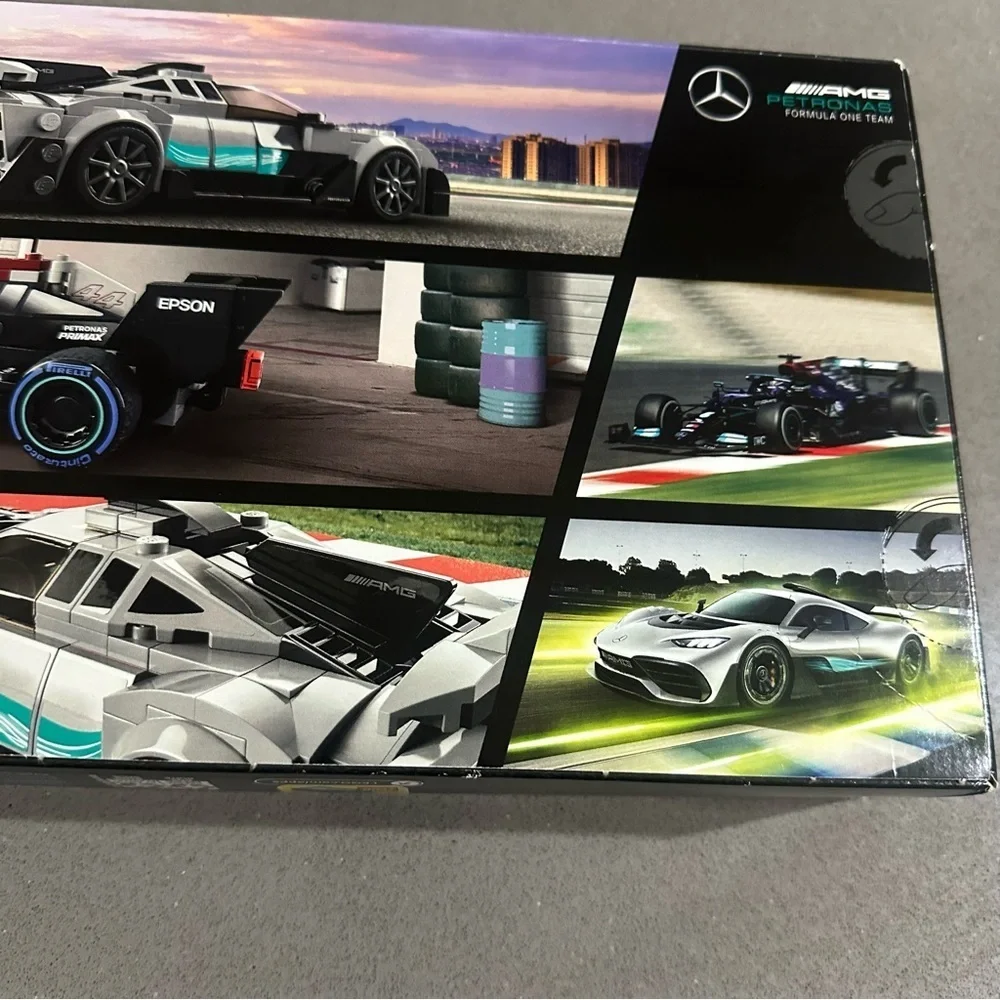 LEGO Speed Champions Mercedes F1 W12 & AMG Project One Set 76909, 564 PCS